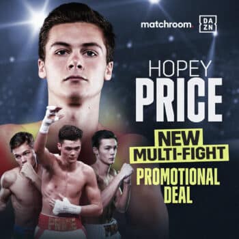 Hopey Price Signs New Multi-fight Promotional Deal With Matchroom Boxing - Boxing Image