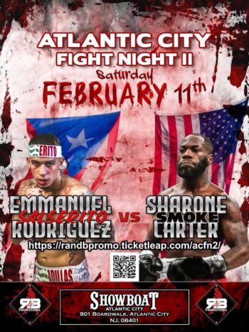 Emmanuel "Salserito" Rodriguez Takes on Sharone Carter Jr. in Main Event This Saturday - Boxing Image