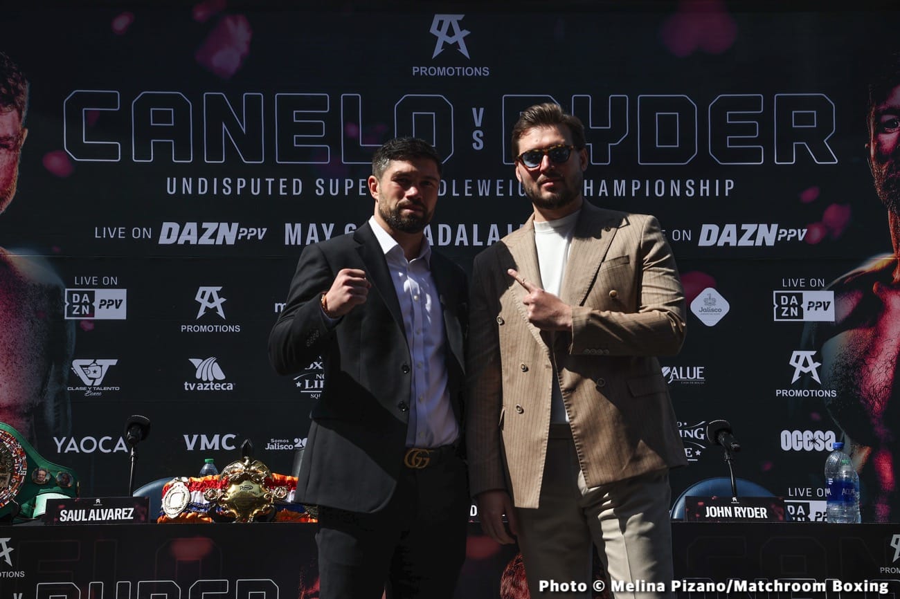 Canelo Alvarez vs John Ryder On May 6 In Mexico! - Boxing Image