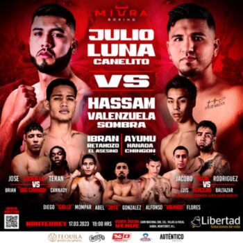 Miura Boxing Fight Night – Julio Luna vs Hassam Valenzuela - Boxing Image