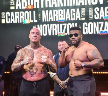 Miller vs Browne Weigh In Results from Dubai - Boxing Image