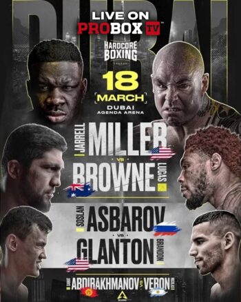 Lucas Browne vs Jarrell Miller this Saturday - Boxing Image