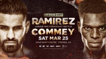 What time is Jose Ramirez vs Richard Commey this Saturday? - Boxing Image