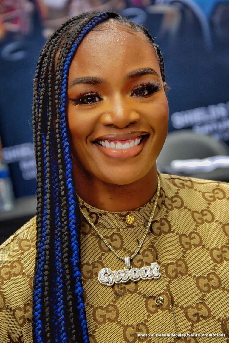 Claressa Shields: "Gabriels should make it worth my while. She should put her f**cking belts up" - Boxing Image