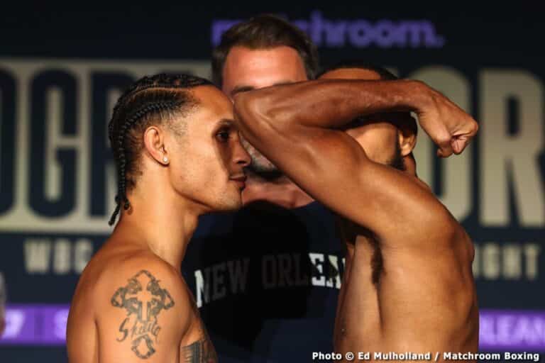 boxing: regis prograis vs danielito zorrilla weigh in