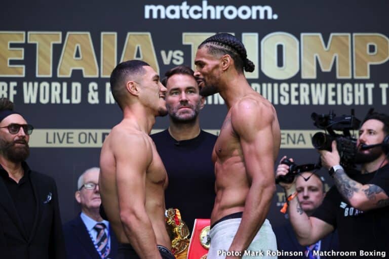 opetaia v thompson weigh in