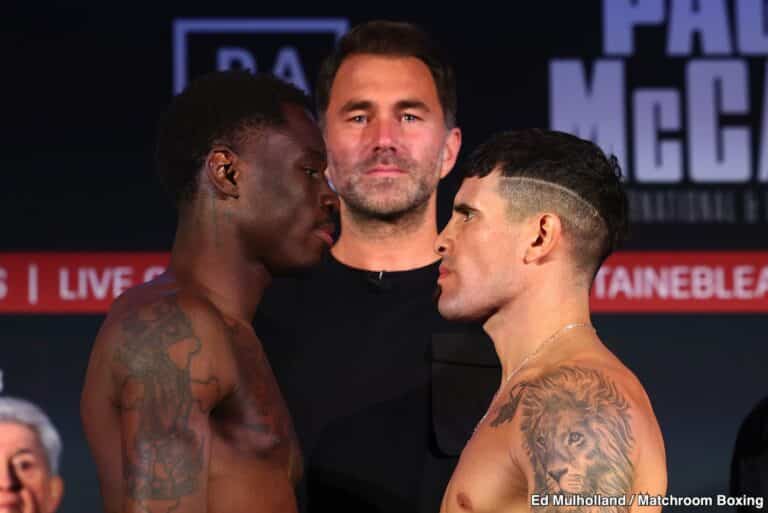 Richardson Hitchins, Diego Pacheco, Skye Nicolson Weigh In Results - Boxing Image