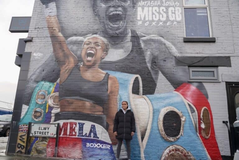 Natasha Jonas Honoured With Mural In Toxteth - Boxing Image
