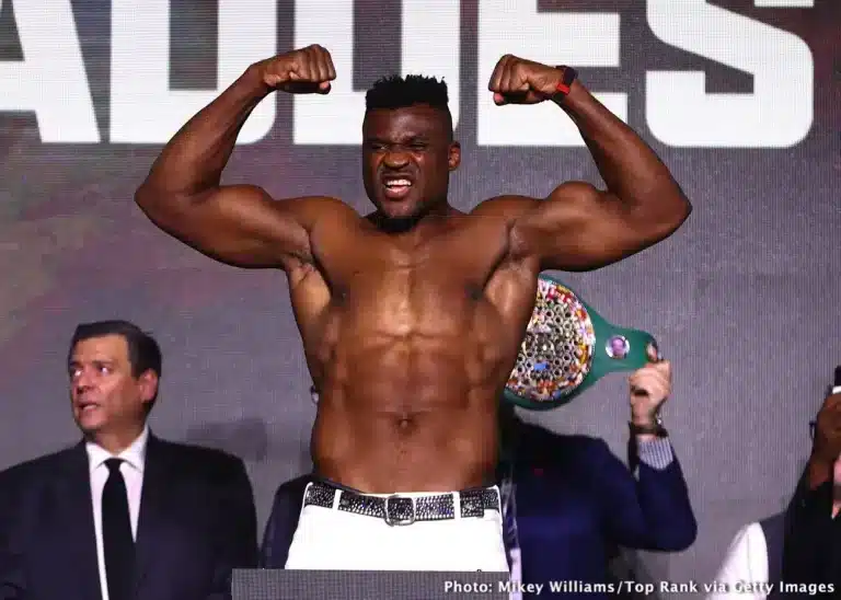 Francis Ngannou to make eight-figure purse for Joshua Fight in Saudi Arabia! - Boxing Image