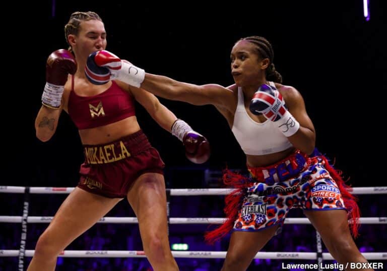 Fight Results: Natasha Jonas - Mikaela Mayer - Boxing Image