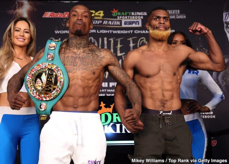 Weigh-In Results: Foster vs. Nova - Live on ESPN Tonight! - Boxing Image