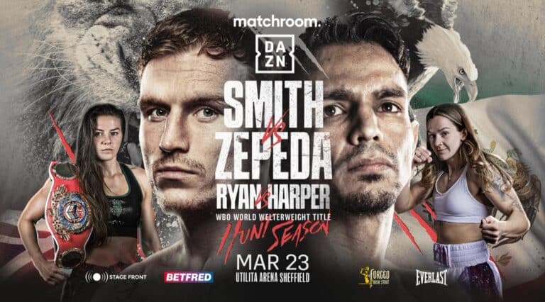 Dalton Smith v Jose Zepeda & Sandy Ryan v Terri Harper | Utilita Arena Sheffield - 23 March 2024 - Boxing Image