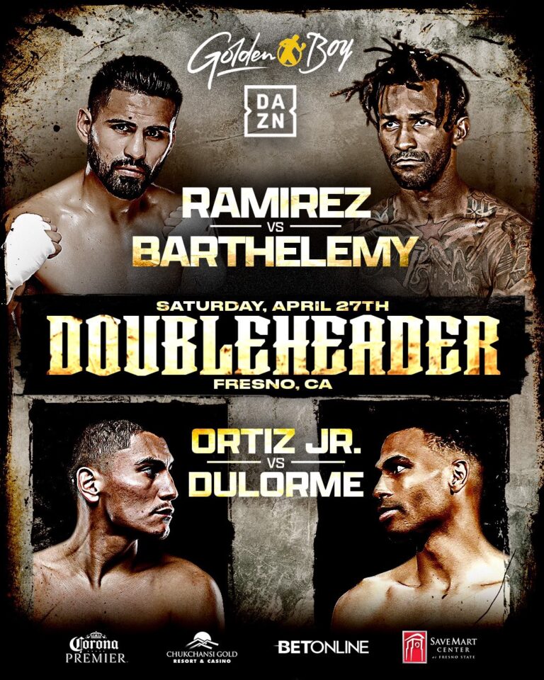 Ramirez vs Barthelemy & Ortiz Jr. vs Dulorme in Fresno Showdown on April 27 - Boxing Image