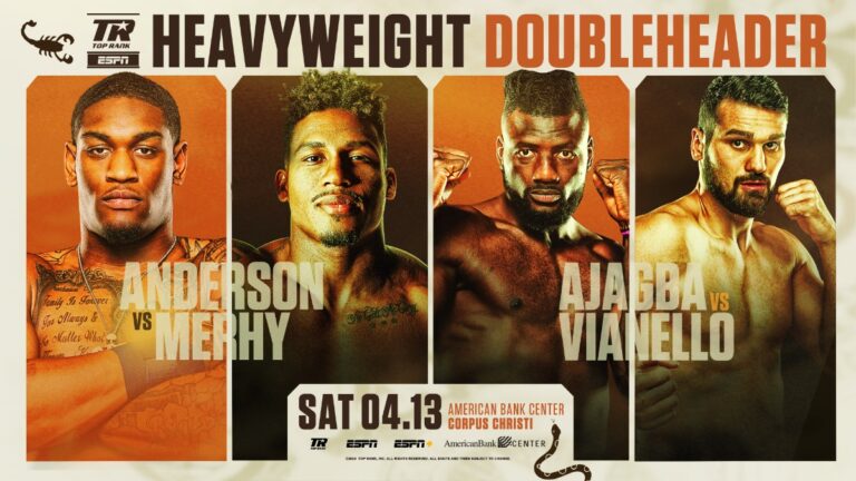 Jared Anderson vs Merhy This Saturday on ESPN+ - Boxing Image