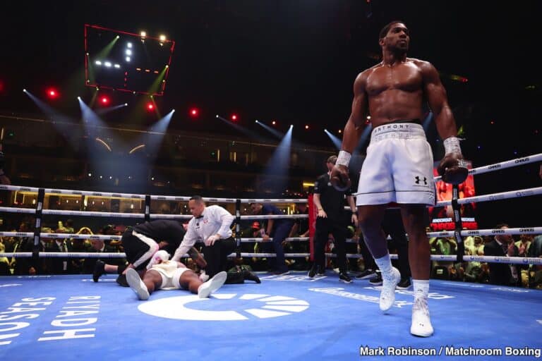 Joshua Destroys Ngannou - Fight Results - Boxing Image