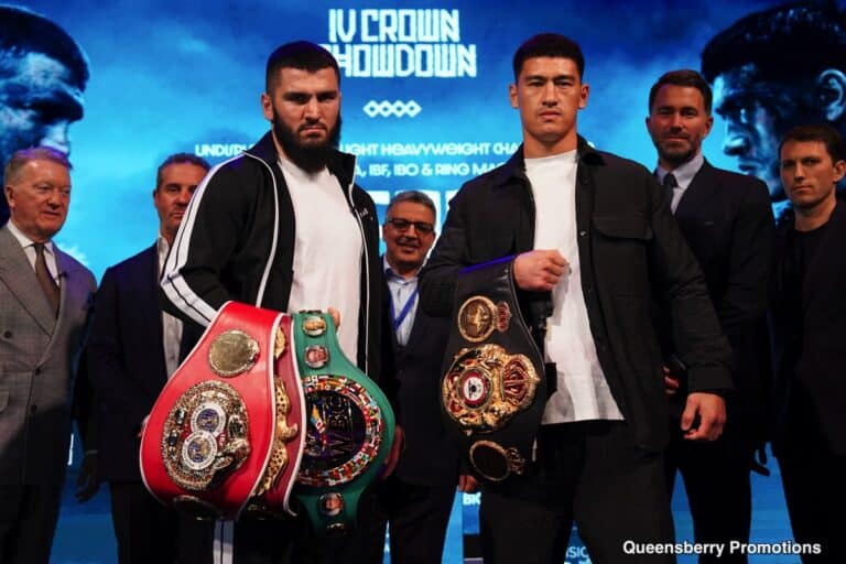 Beterbiev and Bivol Meet Face-to-Face ahead of Undisputed Light Heavyweight Showdown - Boxing Image